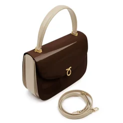Adagio – Buttermilk / Dark Brown (Patent)