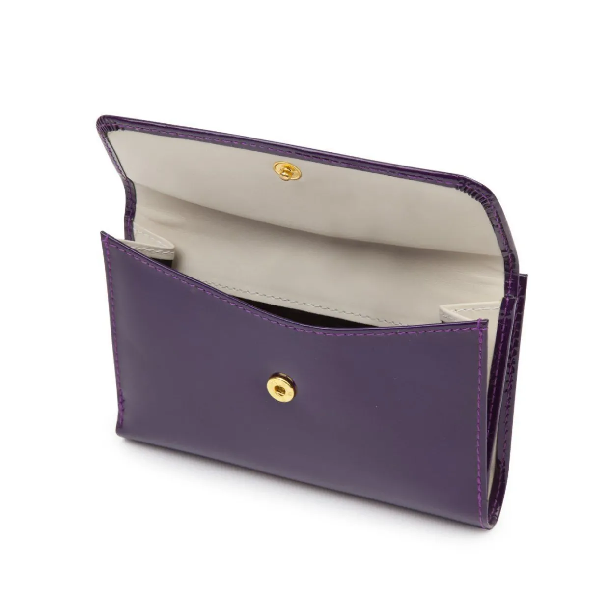 Azalea – Purple Patent / Bone White