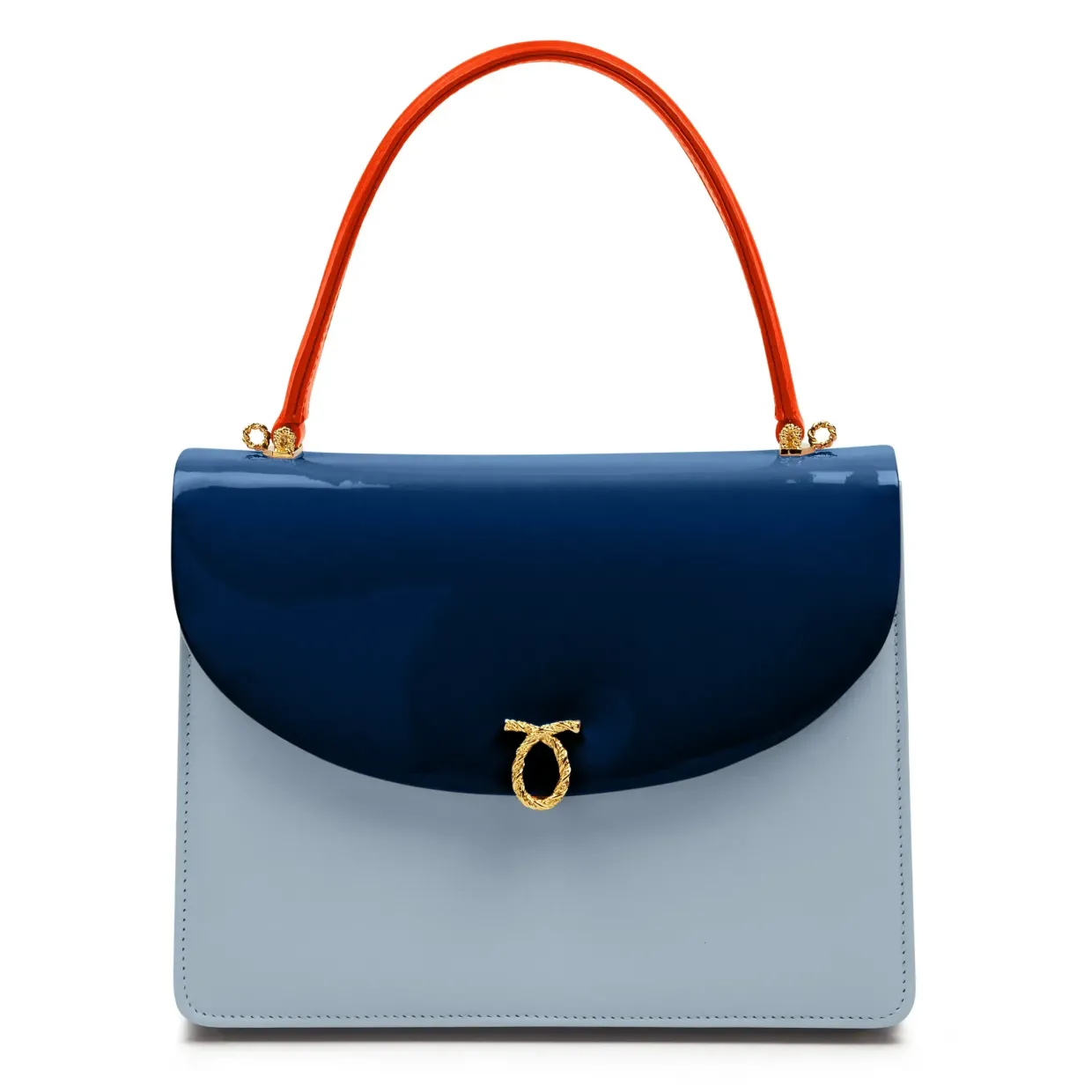 Bellini - Cloud Blue / Navy / Tangerine