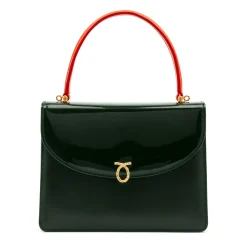 Bellini - Forest Green / Dark Green (Patent) / Tangerine
