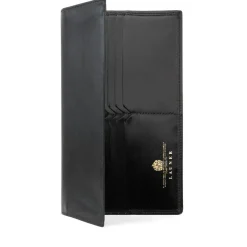 Breast pocket credit card and note wallet – Ebony Black