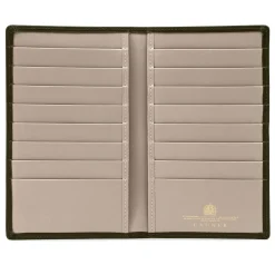 Breast Pocket Sixteen Card Wallet – Sage / Buttermilk