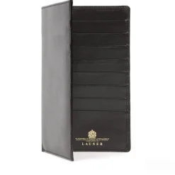 Breast pocket sixteen credit card wallet – Ebony Black