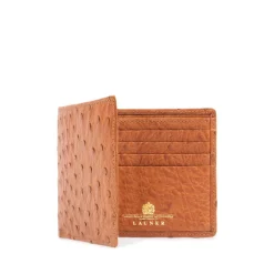 Eight credit card wallet – Tan (Ostrich)