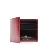 Eight credit card wallet – Red (Patent) / Black