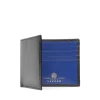 Eight credit card wallet – Ebony Black / Royal Blue