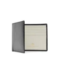 Eight credit card wallet – Ebony Black / Bone White
