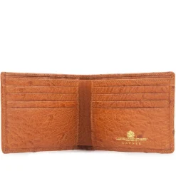 Eight credit card wallet – Tan (Ostrich)