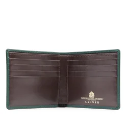 Eight credit card wallet – Forest Green / Dark Brown
