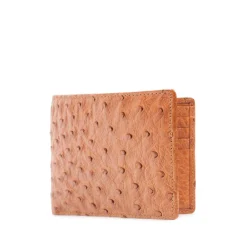 Eight credit card wallet – Tan (Ostrich)