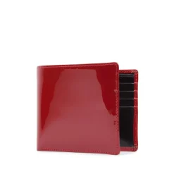 Eight credit card wallet – Red (Patent) / Black