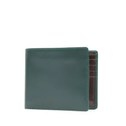 Eight credit card wallet – Forest Green / Dark Brown