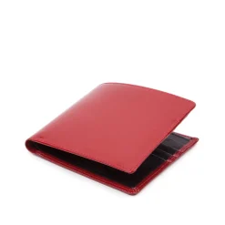 Eight credit card wallet – Red (Patent) / Black