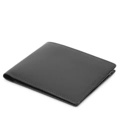 Eight credit card wallet – Ebony Black / Scarlet