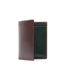 Four card holder with purse – Cuban Brown / Forest Green