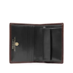 Four card holder with purse – Cuban Brown / Ebony Black