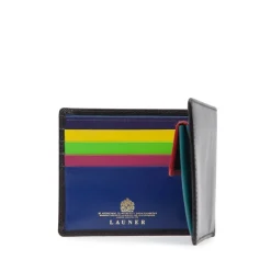Four credit card wallet with coin purse – Multi-colour