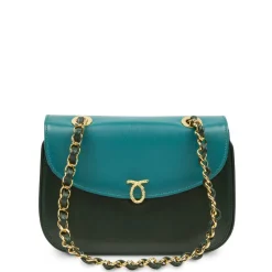 Gloria – Forest Green / Turquoise / Buttermilk