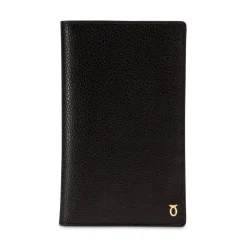 Hatherton 16 Card Breast Wallet – Caviar Black / Scarlet