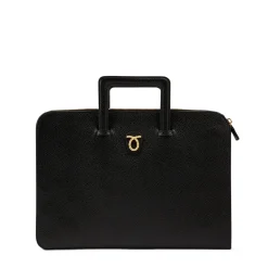 Hatherton Laptop Folio Case - Caviar Black