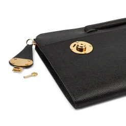 Hatherton Laptop Folio Case - Caviar Black