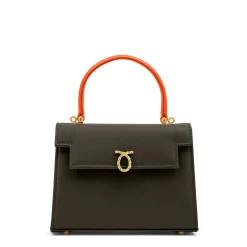 Judi - Taupe / Tangerine