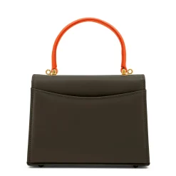 Judi - Taupe / Tangerine