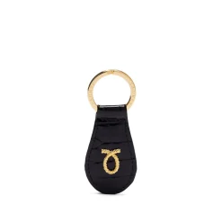 Key Fob – Black Croc Effect