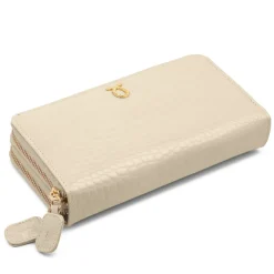 Lily – Alabaster Croc Effect / Cuban Brown