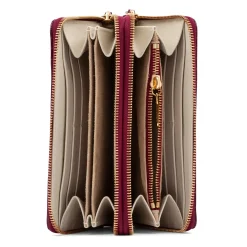 Lily – Burgundy Croc Effect / Bone White