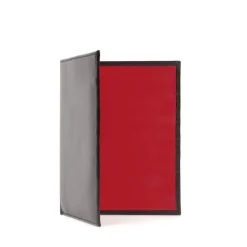 Passport holder – Ebony Black / Scarlet