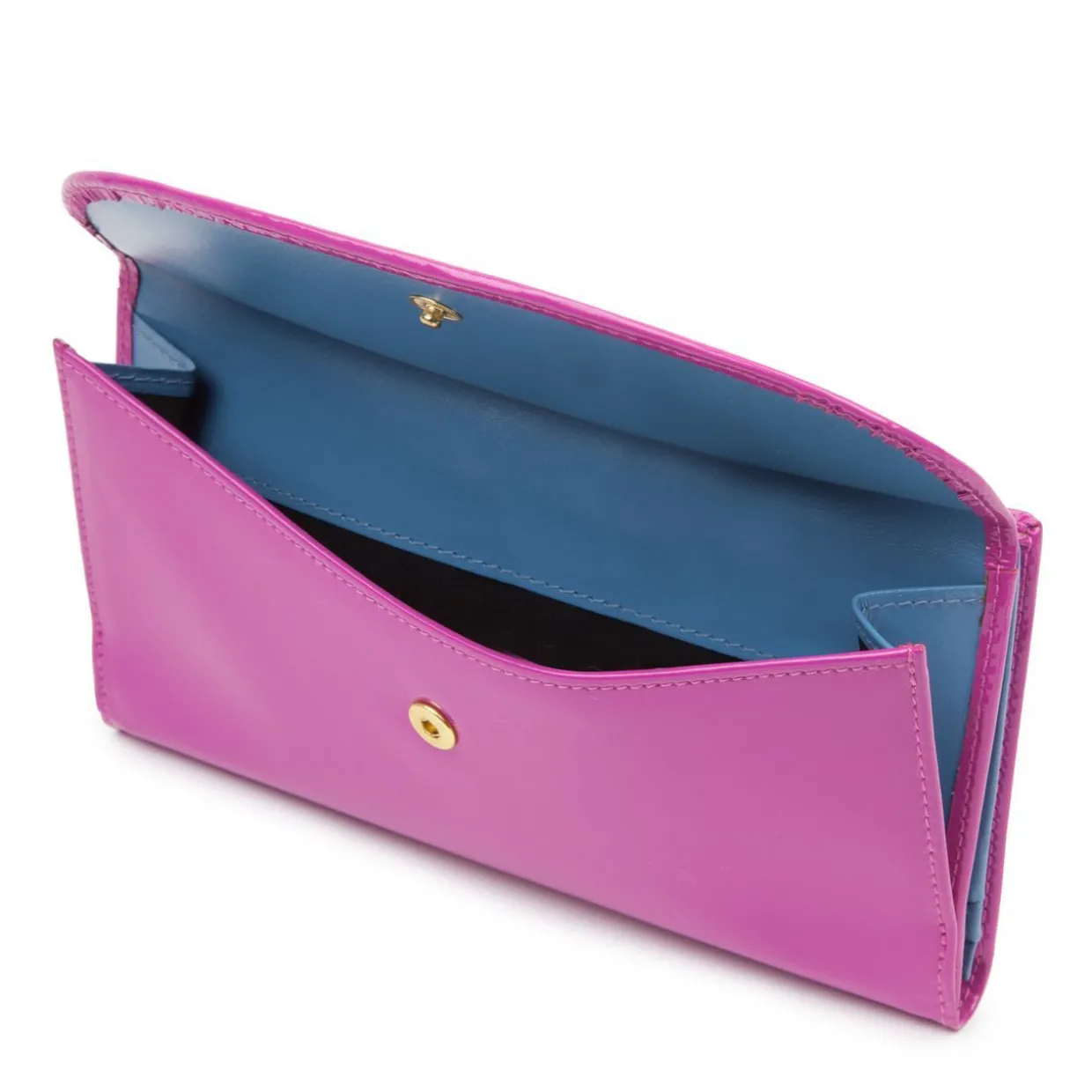Primrose – Magenta (Patent) / Capri Blue