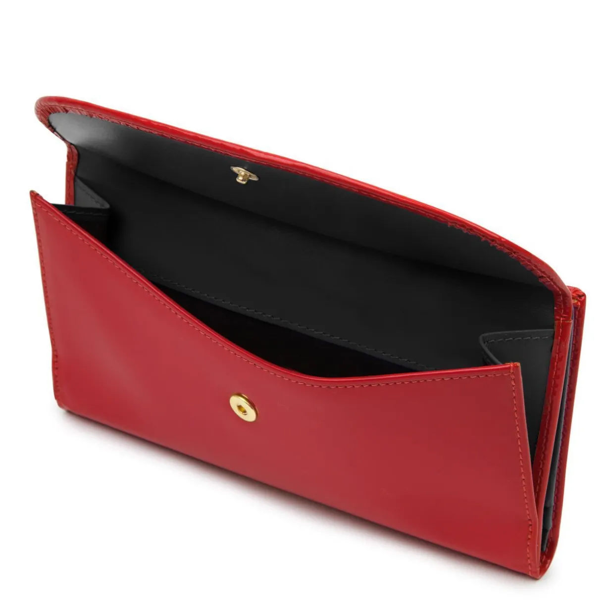 Primrose – Red (Patent) / Ebony Black