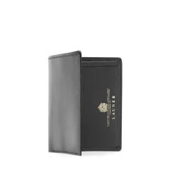 Six card holder with rear pocket – Ebony Black