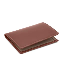 Six card holder with rear pocket – Tan / Buttermilk