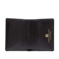 Six card holder with rear pocket – Ebony Black