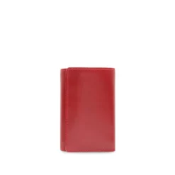 Six-hook key case with zip – Scarlet