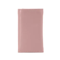 Six-Hook Key Case with Zip – Dusky Rose