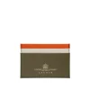 Slim four credit card holder – Black / Sage / Bone White