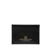 Slim four credit card holder – Ebony Black