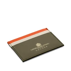 Slim four credit card holder – Black / Sage / Bone White