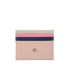 Slim six credit card holder — Cloud Blue / Multi-colour