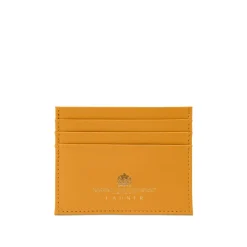 Slim six credit card holder – Saffron