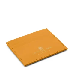 Slim six credit card holder – Saffron