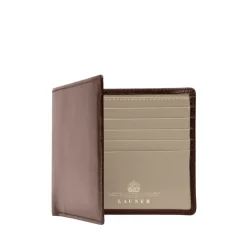 Ten credit card wallet – Buttermilk / Bark Brown