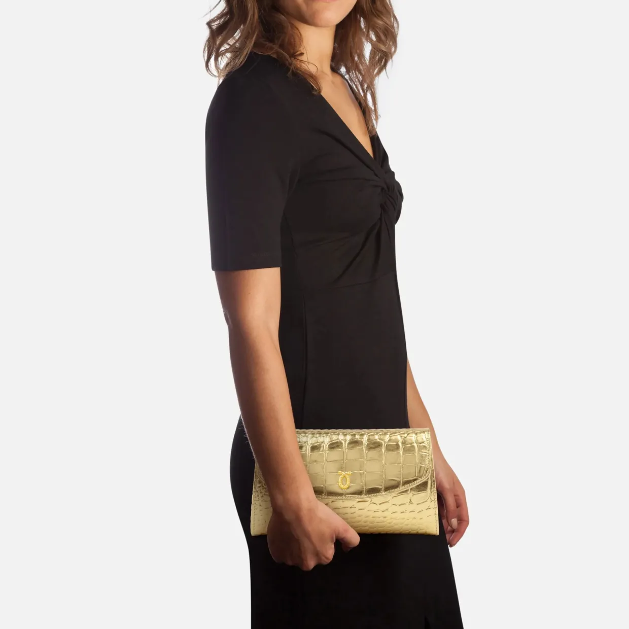 Tosca – Gold Croc Effect