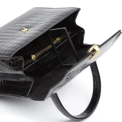Traviata – Black Croc Effect