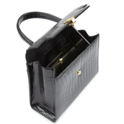 Traviata – Black Croc Effect