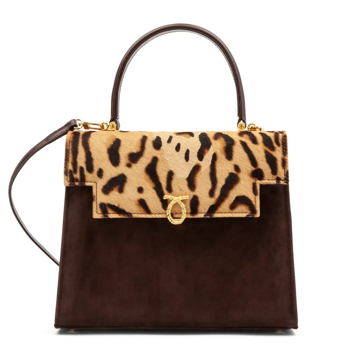 Traviata - Leopard / Bark Brown / Brown Suede
