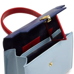 Traviata – Royal Blue / Scarlet / Sky Blue Pale (patent)